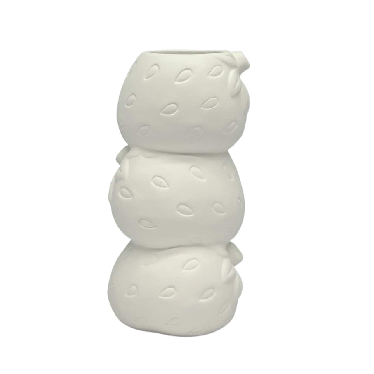 6.5" DIY Ceramic Strawberry Stack Vase by Make Market®